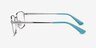 Vogue Eyewear VO4191 Turquoise Silver MetalEyeglass Frames from EyeBuyDirect, Side View