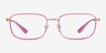 Vogue Eyewear VO4191 Fuxia Rose Gold MetalEyeglass Frames from EyeBuyDirect, Front View