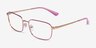Vogue Eyewear VO4191 Fuxia Rose Gold MetalEyeglass Frames from EyeBuyDirect, Angle View
