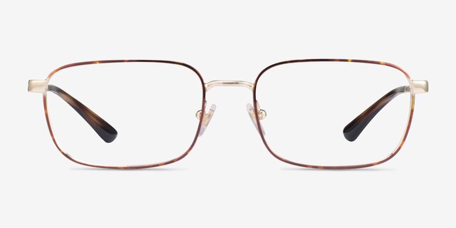 Vogue Eyewear VO4191 Tortoise Pale Gold MetalEyeglass Frames from EyeBuyDirect, Front View