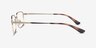Vogue Eyewear VO4191 Tortoise Pale Gold MetalEyeglass Frames from EyeBuyDirect, Side View