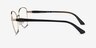 Vogue Eyewear VO4195 Brown Pale Gold MetalEyeglass Frames from EyeBuyDirect, Side View