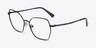 Vogue Eyewear VO4196 Black MetalEyeglass Frames from EyeBuyDirect, Angle View