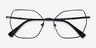 Vogue Eyewear VO4196 Black MetalEyeglass Frames from EyeBuyDirect, Closed View