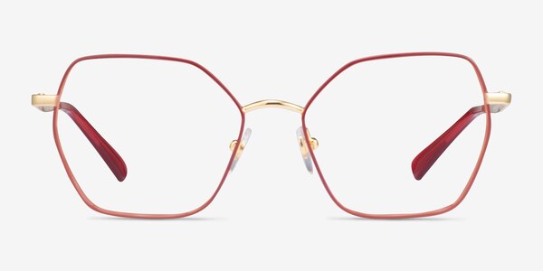 Vogue Eyewear VO4196 Top Red Gold Metal Eyeglass Frames