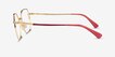 Vogue Eyewear VO4196 Top Red Gold MetalEyeglass Frames from EyeBuyDirect, Side View