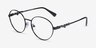 Vogue Eyewear VO4222 Shiny Black MétalMontures de lunettes de vue d'EyeBuyDirect, Vue d'Angle