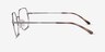 Vogue Eyewear VO4228 Light Brown MetalEyeglass Frames from EyeBuyDirect, Side View