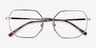 Vogue Eyewear VO4228 Light Brown MetalEyeglass Frames from EyeBuyDirect, Closed View