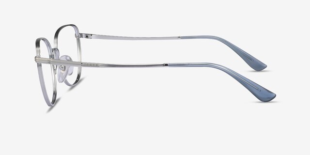 Vogue Eyewear VO4229 Blue Silver MetalEyeglass Frames from EyeBuyDirect, Side View