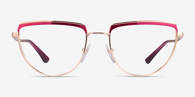 Vogue Eyewear VO4230  Fuchsia Rose Gold Metal Eyeglass Frames