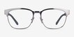 ARNETTE Waterly Silver Gray MetalEyeglass Frames from EyeBuyDirect, Front View