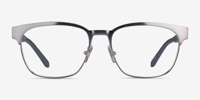 ARNETTE Waterly Silver Gray MetalEyeglass Frames from EyeBuyDirect, Front View