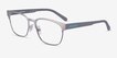 ARNETTE Waterly Silver Gray MetalEyeglass Frames from EyeBuyDirect, Angle View