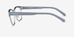 ARNETTE Waterly Silver Gray MetalEyeglass Frames from EyeBuyDirect, Side View