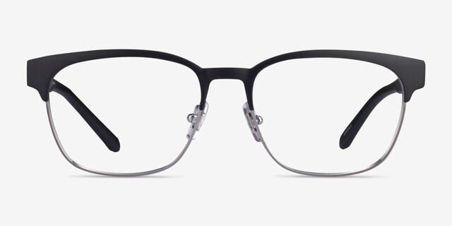 ARNETTE Waterly Matte Black MetalEyeglass Frames from EyeBuyDirect, Front View