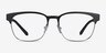ARNETTE Waterly Matte Black MetalEyeglass Frames from EyeBuyDirect, Front View