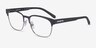ARNETTE Waterly Matte Black MetalEyeglass Frames from EyeBuyDirect, Angle View