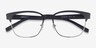 ARNETTE Waterly Matte Black MetalEyeglass Frames from EyeBuyDirect, Closed View