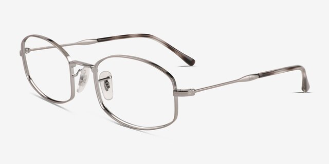 Ray-Ban RB6510 Gunmetal MetalEyeglass Frames from EyeBuyDirect, Angle View
