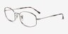 Ray-Ban RB6510 Gunmetal MetalEyeglass Frames from EyeBuyDirect, Angle View