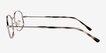 Ray-Ban RB6510 Gunmetal MetalEyeglass Frames from EyeBuyDirect, Side View