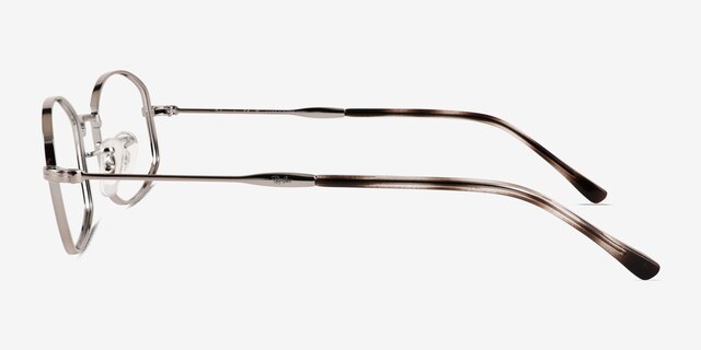 Ray-Ban RB6510 Gunmetal MetalEyeglass Frames from EyeBuyDirect, Side View