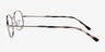 Ray-Ban RB6510 Gunmetal MetalEyeglass Frames from EyeBuyDirect, Side View