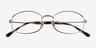 Ray-Ban RB6510 Gunmetal MetalEyeglass Frames from EyeBuyDirect, Closed View