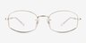 Ray-Ban RB6510 Silver MetalEyeglass Frames from EyeBuyDirect, Front View