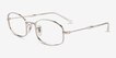 Ray-Ban RB6510 Silver MetalEyeglass Frames from EyeBuyDirect, Angle View