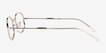 Ray-Ban RB6510 Silver MetalEyeglass Frames from EyeBuyDirect, Side View