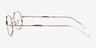 Ray-Ban RB6510 Silver MetalEyeglass Frames from EyeBuyDirect, Side View