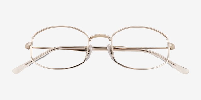 Ray-Ban RB6510 Silver MetalEyeglass Frames from EyeBuyDirect, Closed View
