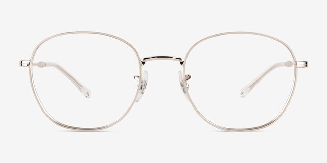 Ray-Ban RB6509 Silver MetalEyeglass Frames from EyeBuyDirect, Front View