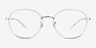 Ray-Ban RB6509 Silver MetalEyeglass Frames from EyeBuyDirect, Front View