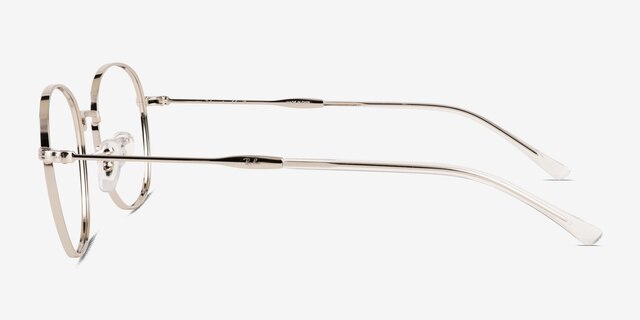 Ray-Ban RB6509 Silver MetalEyeglass Frames from EyeBuyDirect, Side View