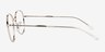 Ray-Ban RB6509 Silver MetalEyeglass Frames from EyeBuyDirect, Side View