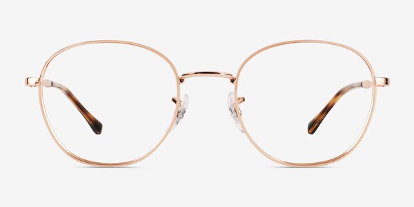 Ray-Ban RB6509 Rose Gold Metal Eyeglass Frames