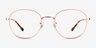 Ray-Ban RB6509 Rose Gold MetalEyeglass Frames from EyeBuyDirect, Front View