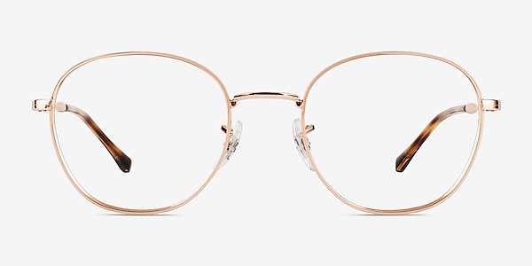 Ray-Ban RB6509 Rose Gold Metal Eyeglass Frames