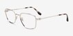 Ray-Ban RB6511 Silver MetalEyeglass Frames from EyeBuyDirect, Angle View