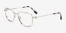 Ray-Ban RB6511 Silver MetalEyeglass Frames from EyeBuyDirect, Angle View