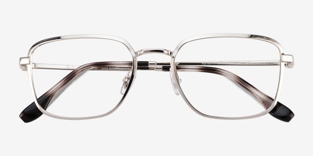 Ray-Ban RB6511 Silver MetalEyeglass Frames from EyeBuyDirect, Closed View