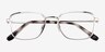 Ray-Ban RB6511 Silver MetalEyeglass Frames from EyeBuyDirect, Closed View
