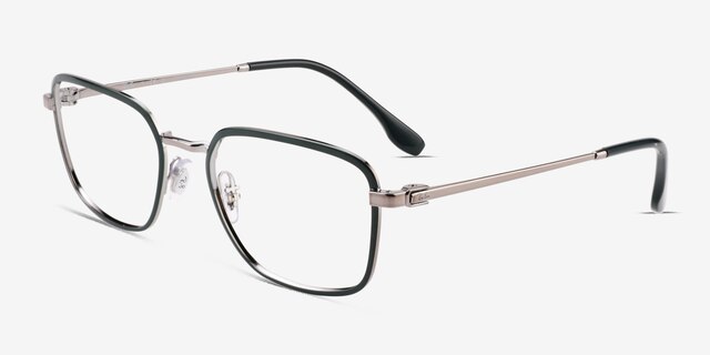 Ray-Ban RB6511 Green Gunmetal MetalEyeglass Frames from EyeBuyDirect, Angle View