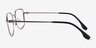 Ray-Ban RB6511 Green Gunmetal MetalEyeglass Frames from EyeBuyDirect, Side View