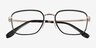 Ray-Ban RB6511 Green Gunmetal MetalEyeglass Frames from EyeBuyDirect, Closed View