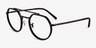 Ray-Ban RB3765V Black MetalEyeglass Frames from EyeBuyDirect, Angle View