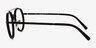 Ray-Ban RB3765V Black MetalEyeglass Frames from EyeBuyDirect, Side View